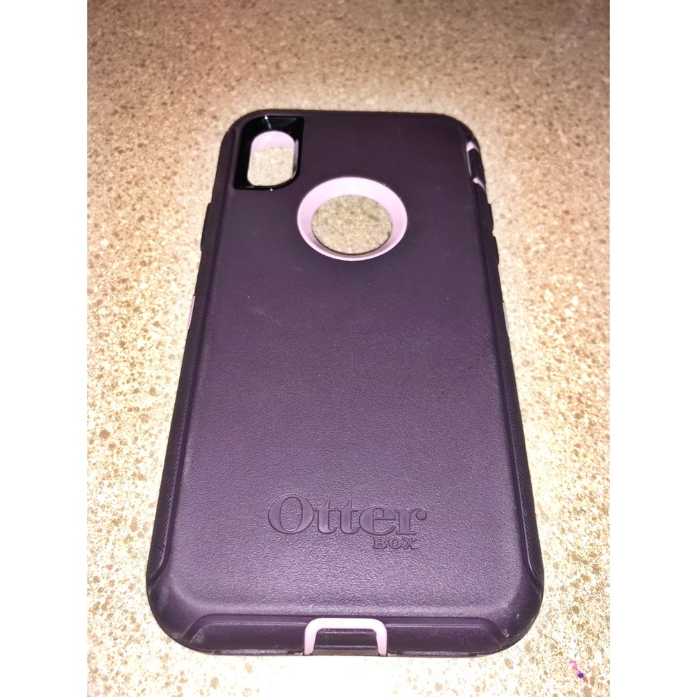 iPhone X Otterbox (Purple)